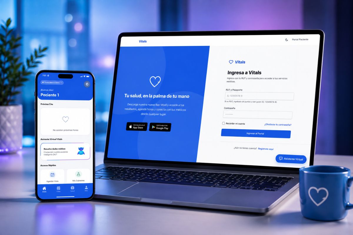 Vitals AI Med Mockup